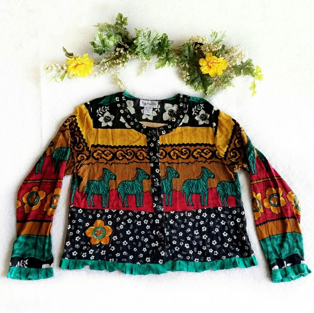 KEY LIME PIE • Vintage blouse